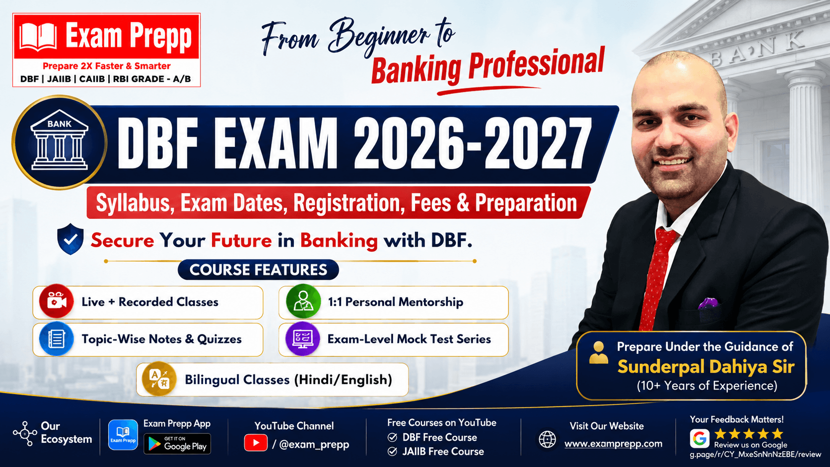DBF Exam 2027 eligibility syllabus exam pattern and preparation guide