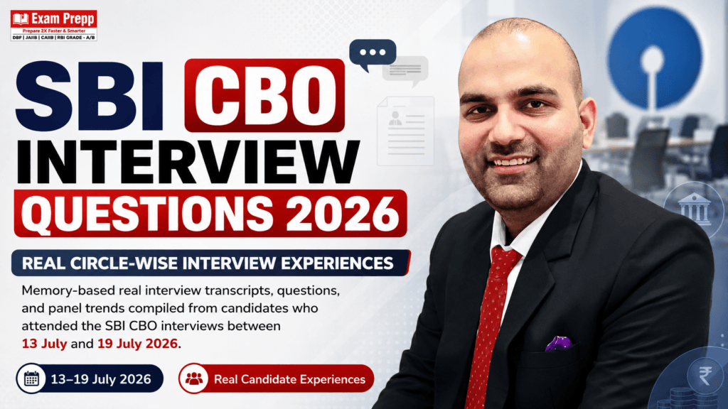 SBI CBO Interview Questions 2026 real circle wise interview transcript and preparation guide