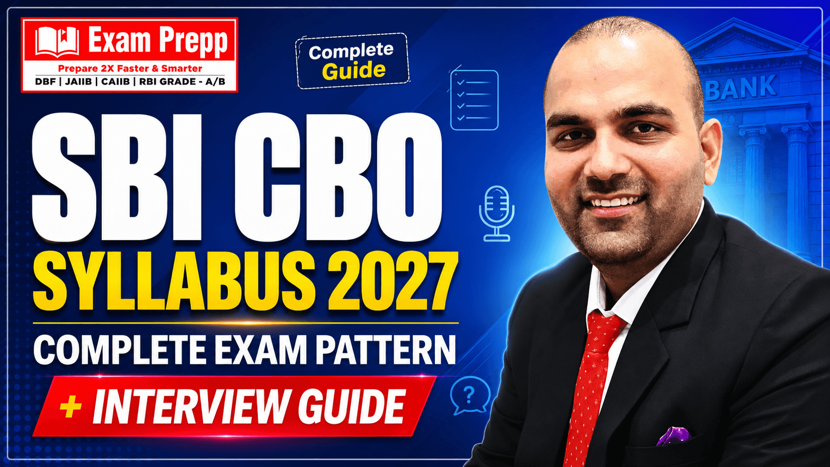 SBI CBO Syllabus 2027