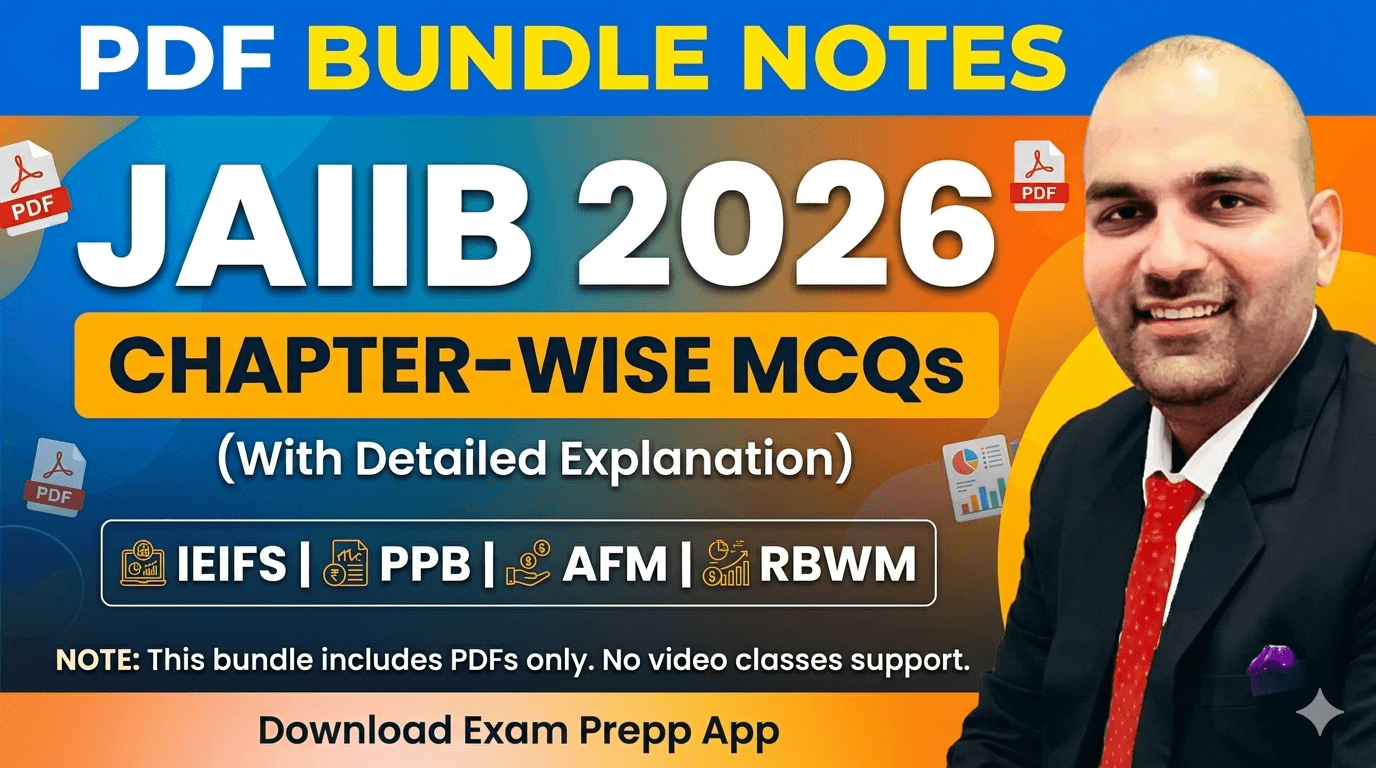 Exam Prepp JAIIB 2026 PDF Bundle Notes cover