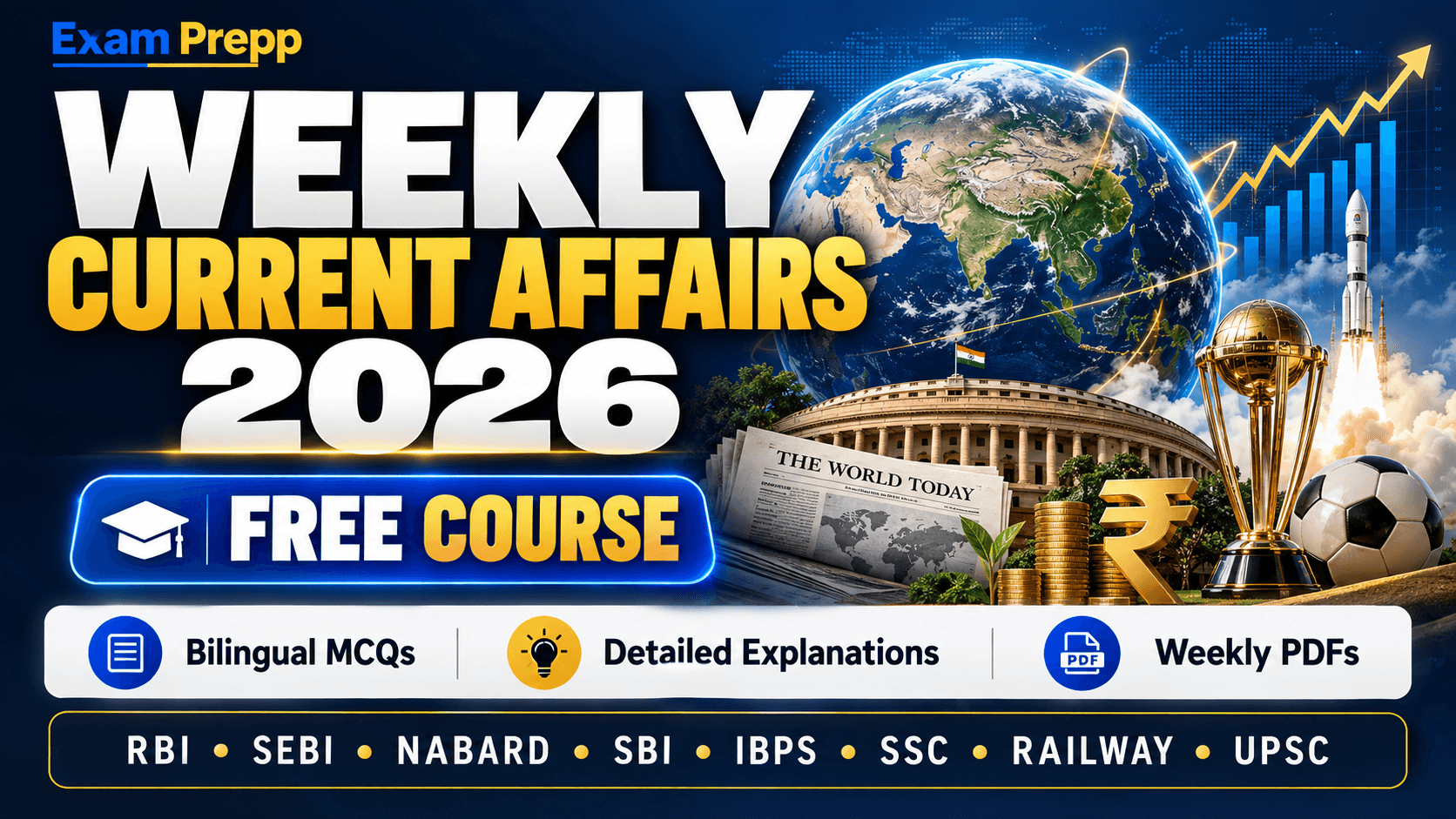 Exam Prepp Weekly Current Affairs 2026 course