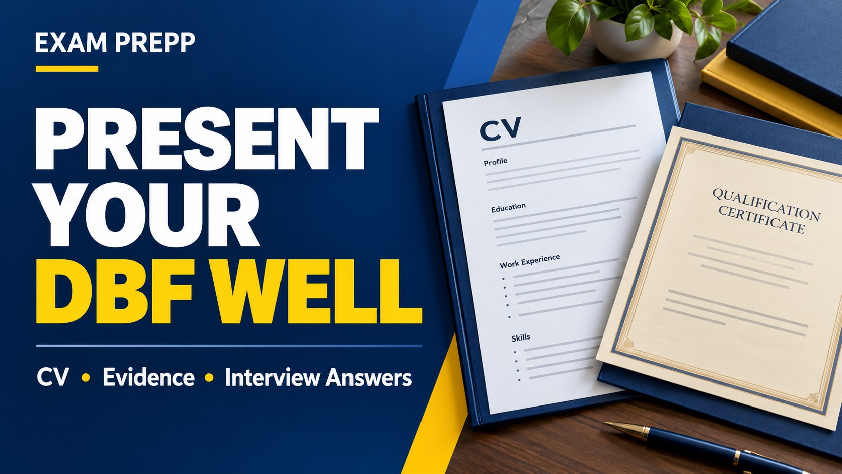 How to Present DBF in Your CV and Interview: Turn a Credential into Evidence