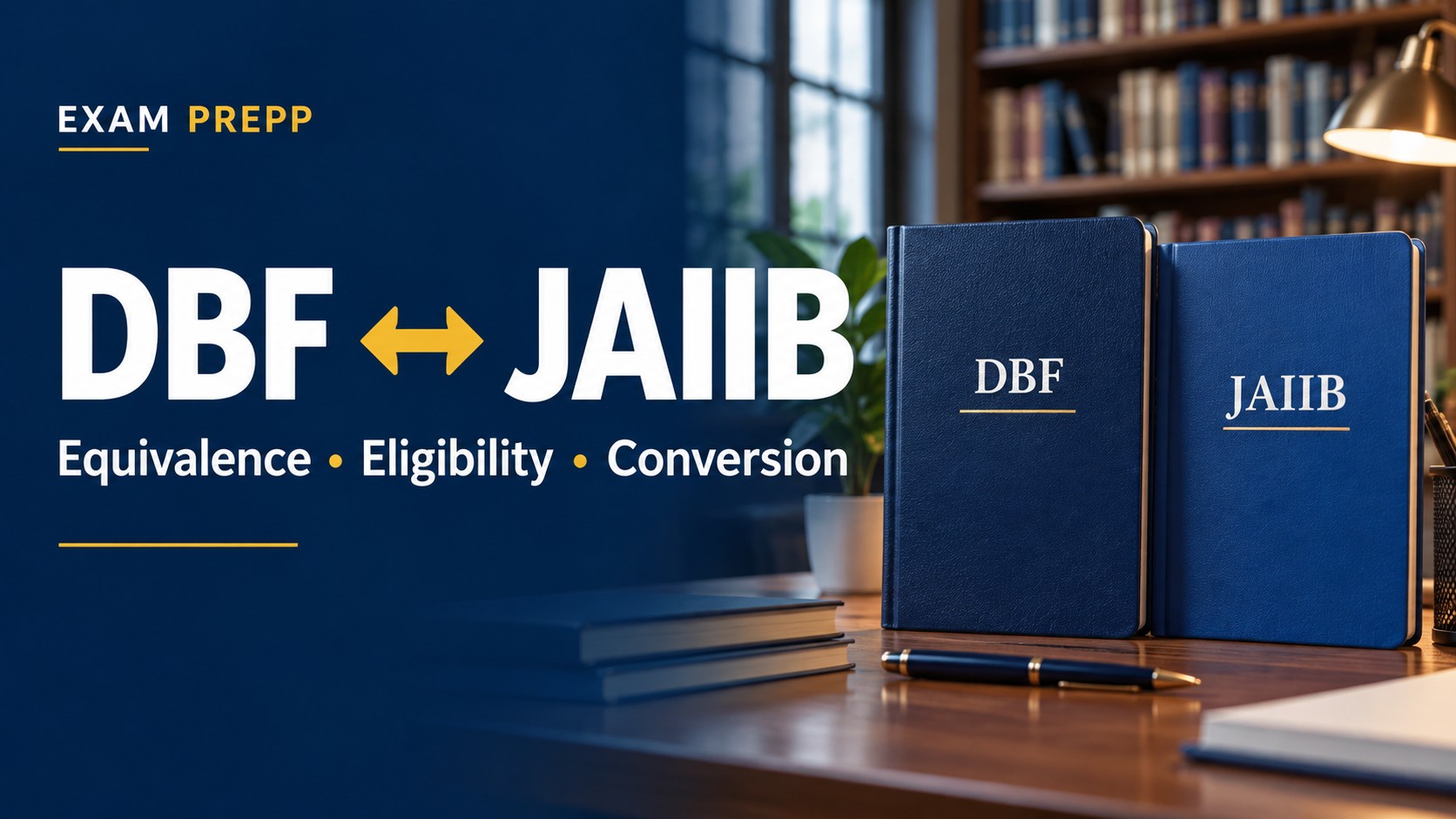 Is DBF Equivalent to JAIIB? Recognition, Eligibility and Conversion Explained